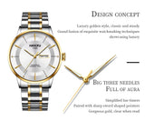 Zavi Carat NIBOSI Men's Stainless Steel Quartz Watch