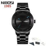 Zavi Carat NIBOSI Men's Stainless Steel Quartz Watch