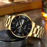Zavi Carat NIBOSI Men's Stainless Steel Quartz Watch